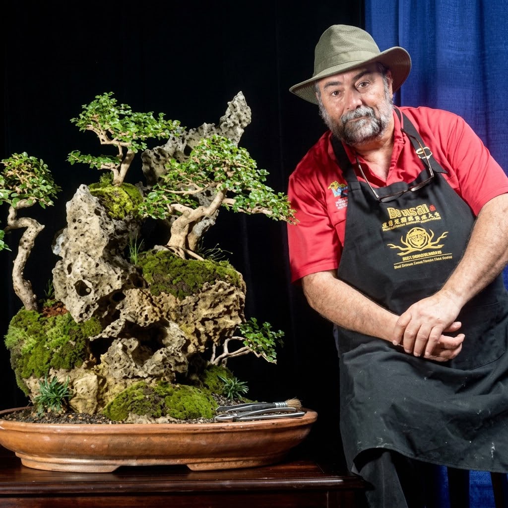 Pedro J. Morales: Restyling Tropical Bonsai - Defoliation, Pruning & Wiring a Ficus Green Emerald